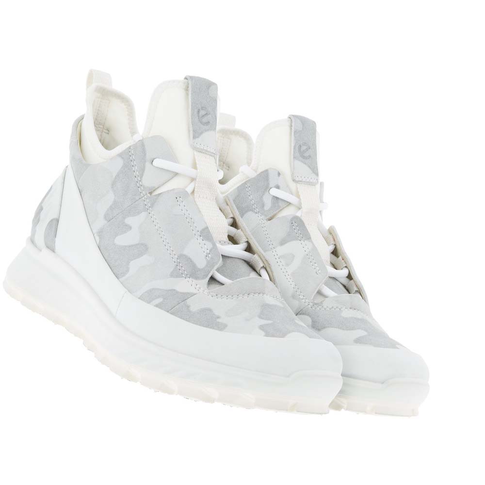 Women's Ecco Exostrike Low Sneakers White | USA 221MQZ